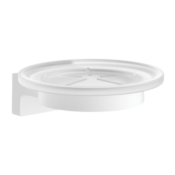 hansgrohe AddStoris S Seifenschale, weiß matt 41766700