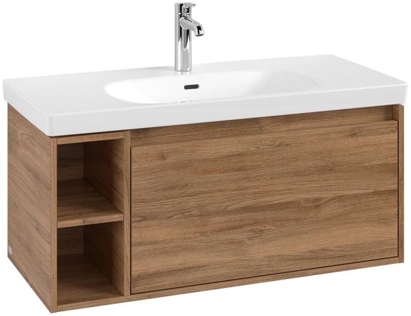 Villeroy&Boch Skyla Waschtischunterschrank C79000 100cm, offenes Fach links