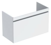 Geberit Renova Plan Unterschrank für Waschtisch mit 1 Schublade und 1 Innenschublade, Breite 90cm weiß