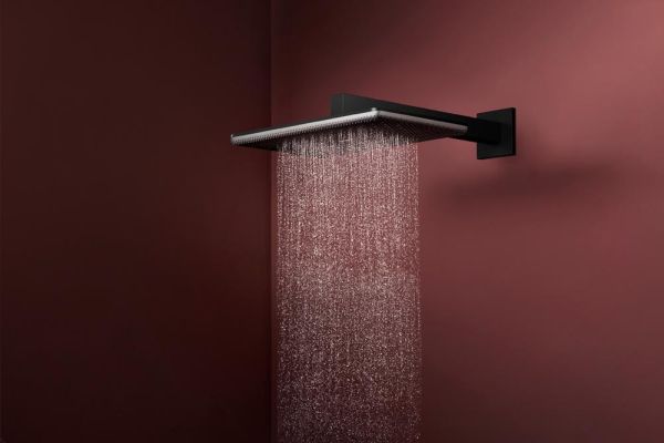 hansgrohe Raindance Alive Q Duschkopf 210/340 1 Strahlart, schwarz matt