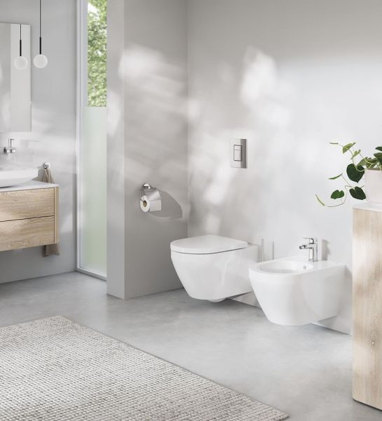 Grohe Cubeo Einhand-Bidetbatterie mit Ablaufgarnitur