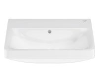 Vorschau: Grohe Euro Keramik Waschtisch 55cm mit Überlauf, ohne Hahnloch, weiß