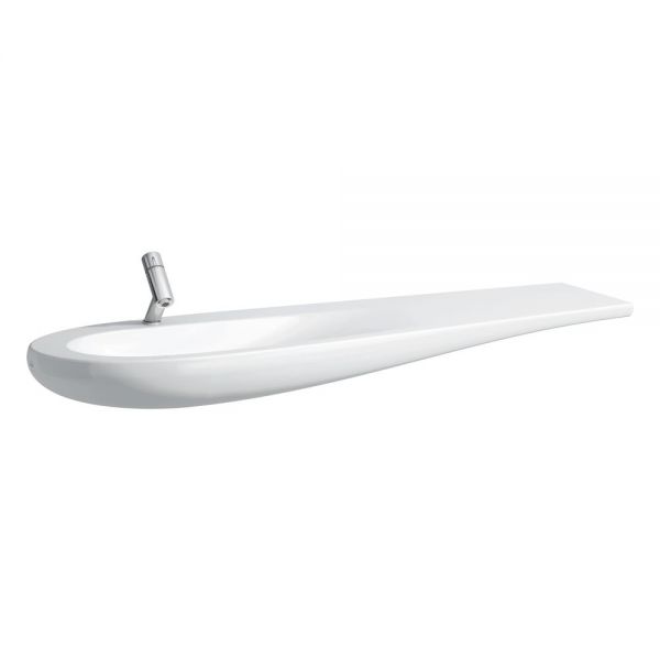 Laufen IL BAGNO ALESSI ONE Waschtisch Ablage rechts 160x50cm, weiß LCC H8149714001041