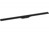 Hansgrohe RainDrain Flex Fertigset Duschrinne 120cm, kürzbar, zur Wandmontage, schwarz matt 56054670