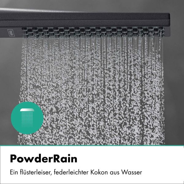 hansgrohe Finoris 4-Loch Wannenrandarmatur mit Schlauchbox (sBox),brushed black chrome