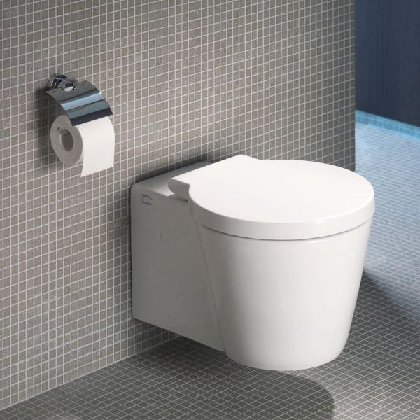 Duravit Starck 1 Wand-WC 57,5x41cm, rund, WonderGliss, Durafix, weiß 02100900641