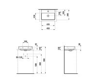 Vorschau: Laufen Pro X Aufsatz-Handwaschbecken 45x34cm