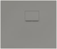 Villeroy&Boch Squaro Infinity Quaryl®-Duschwanne, Eckeinbau rechts gegen Wand, 80x70cm, grey, UDQ8070SQI2RV-3S