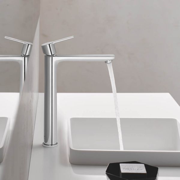 Grohe Lineare Waschtischarmatur für Waschschüsseln XL-Size, chrom 23405001