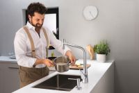 Vorschau: Hansgrohe Metris Select M71 Einhebel-Küchemischer 320 mit Ausziehbrause und sBox