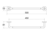 Vorschau: Lineabeta SBECÀ Handtuchhalter 50cm 61109.29