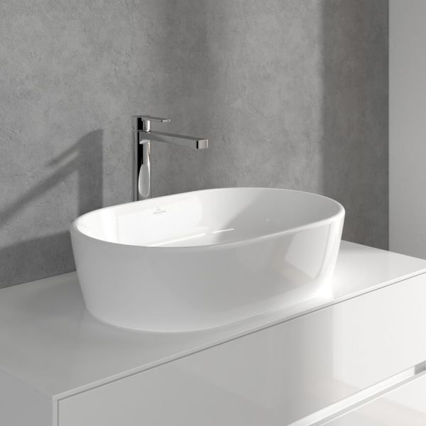 Villeroy&Boch Architectura Einhebel-Waschtischarmatur erhöht für Waschschüsseln, chrom