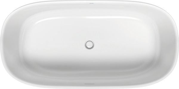 Duravit Zencha freistehende Badewanne oval 180x90cm, weiß