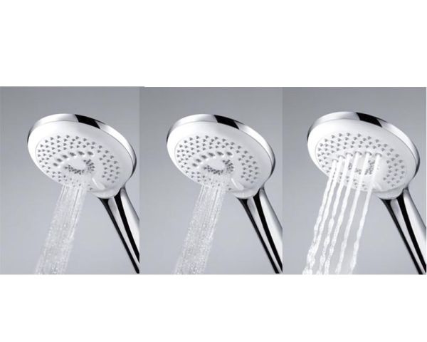 Kludi Freshline Thermostat Dual Shower System Handbrause Ø14cm, 3 Strahlarten
