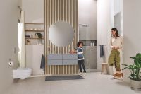 Vorschau: Grohe Essence Waschtischbatterie L-Size mit Ablaufgarnitur, schwenkbar