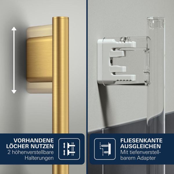 Grohe Rainshower SmartActive Brausestange 60cm, cool sunrise gebürstet