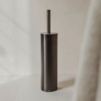 ZACK TUBO Toilettenbürstengarnitur rund, graphite 40879