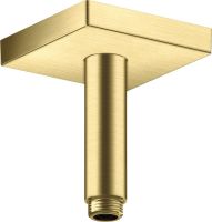 Axor ShowerSolutions Deckenanschluss 10cm eckig, brushed brass 26437950