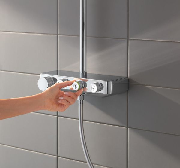 Grohe Euphoria SmartControl System 310 Cube Duo Duschsystem mit Thermostatbatterie