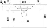 Vorschau: Duravit D-Code 2.0 Waschtisch 80x48cm