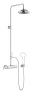 Vorschau: Dornbracht Madison Shower Pipe mit Brausethermostat ohne Handbrause FlowReduce chrom 34458360-00