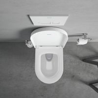 Vorschau: Duravit ME by Starck WC-Sitz ohne Absenkautomatik, weiß/weiß seidenmatt