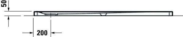 Duravit Tempano Duschwanne rechteckig 90x160cm, weiß