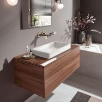 Vorschau: hansgrohe Vivenis Waschtischarmatur 19,2 cm Unterputz Wandmontage, brushed bronze