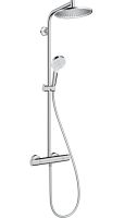 Hansgrohe Crometta S 240 1jet Showerpipe mit Thermostat, chrom