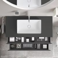 Vorschau: Duravit L-Cube Waschtischunterschrank 122x55cm mit 2 Schubladen für Aufsatzbecken
