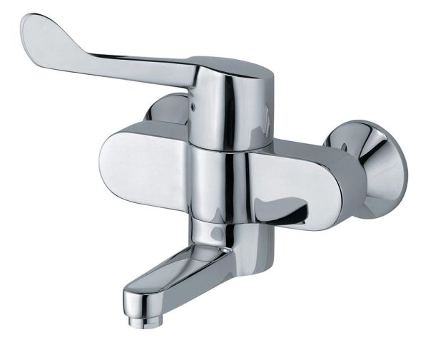 Kludi Medi Care Waschtisch-Wand-Einhandmischer, Ausladung 18cm, chrom 349220524