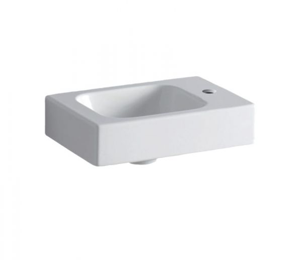 Geberit iCon Handwaschbecken mit 1 Hahnloch rechts, 13,5x28cm, weiß 124736000_1