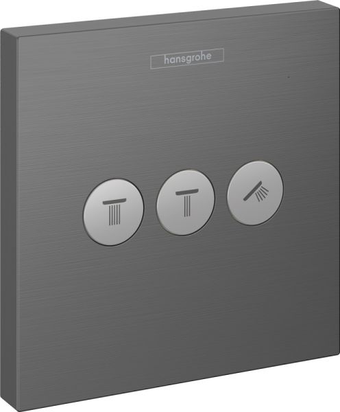 Hansgrohe ShowerSelect Ventil UP 3 Verbraucher, brushed black chrome 15764340