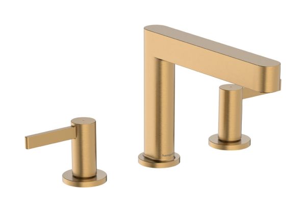 hansgrohe Finoris 3-Loch Waschtischarmatur 110 brushed bronze 76033140