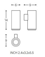 Vorschau: Cosmic Minimalism/Project Wand-Zahnbürstenhalter, chrom