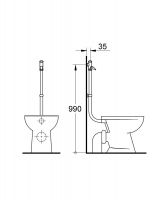 Vorschau: Grohe DAL-Automatic-Spüler DN 20 für WC Aufputz, chrom