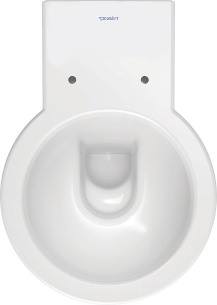 Duravit Starck 1 Wand-WC 57,5x41cm, rund, WonderGliss, Durafix, weiß