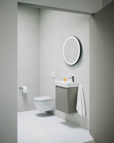 Laufen Base 2.0 Spiegel mit Aluminiumrahmen in schwarz matt