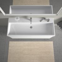 Duravit Vero Air Waschtisch rechteckig 120x47cm mit 1 Hahnloch und Überlauf, WonderGliss, weiß 23501200001