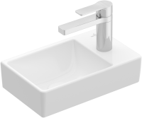 Vorschau: Villeroy&Boch Avento Handwaschbecken links, 36x22cm, 1 Hahnloch 43003LR1 weiss
