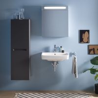 Vorschau: Duravit No.1 Waschtisch rechteckig 65x46cm, mit Hahnloch, mit Überlauf, weiß 2375650000