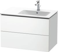 Vorschau: Duravit L-Cube Waschtischunterschrank Becken rechts 82x48cm 2 Schubladen für ME by Starck 234683