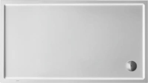 Duravit Starck Slimline Duschwanne rechteckig 90x160cm, Sanitäracryl, weiß 720131000000000