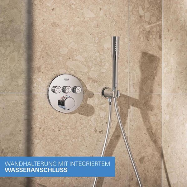 Grohe Precision SmartControl Duschsystem, rund, mit Thermostat, chrom