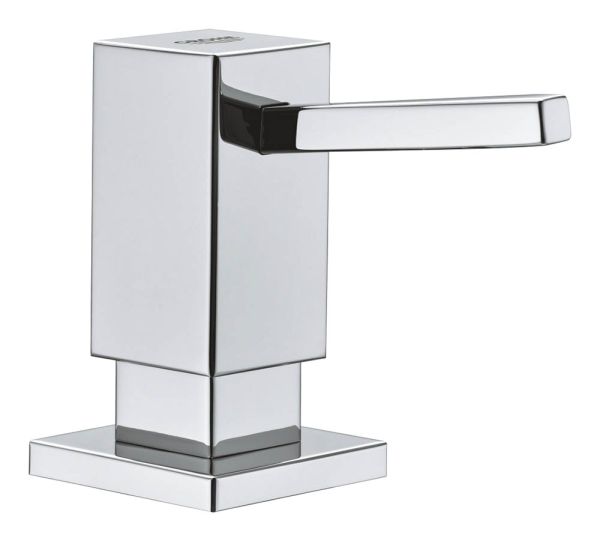 Grohe Cube Spülmittelspender, Vorratsbehälter 0,5 Liter, chrom 40649000