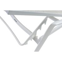 Vorschau: KETTLER DINING DIAMOND Stapelliege weiß matt beige 0103914-5800