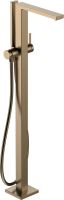 Vorschau: Hansgrohe Tecturis E Einhebel-Wannenmischer bodenstehend, brushed bronze, 73445140