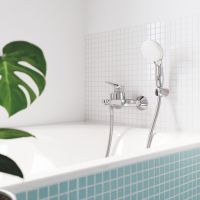 Vorschau: Grohe Start Flow Einhand-Wannenbatterie, chrom
