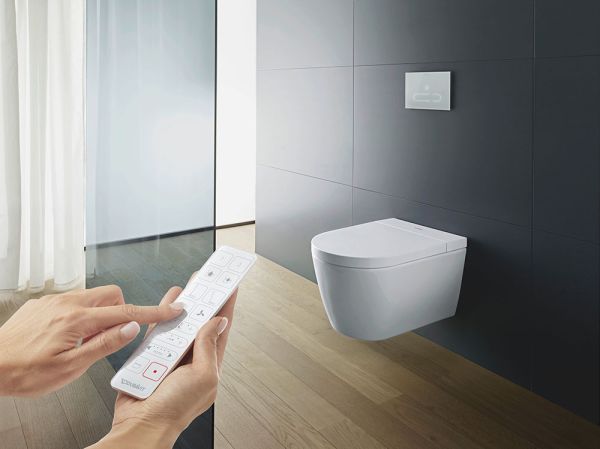 Duravit DuraSystem berührungslose elektronische Betätigungsplatte aus Glas für WC A2