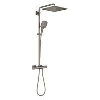 Vorschau: Grohe Rainshower SmartActive 310 Cube Duschsystem Aufputz, hard graphite gebürstet